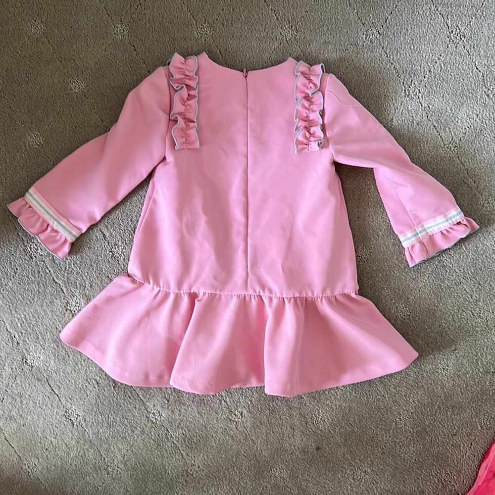 Miranda Ruffle Pink Dress - Picture 6 of 6